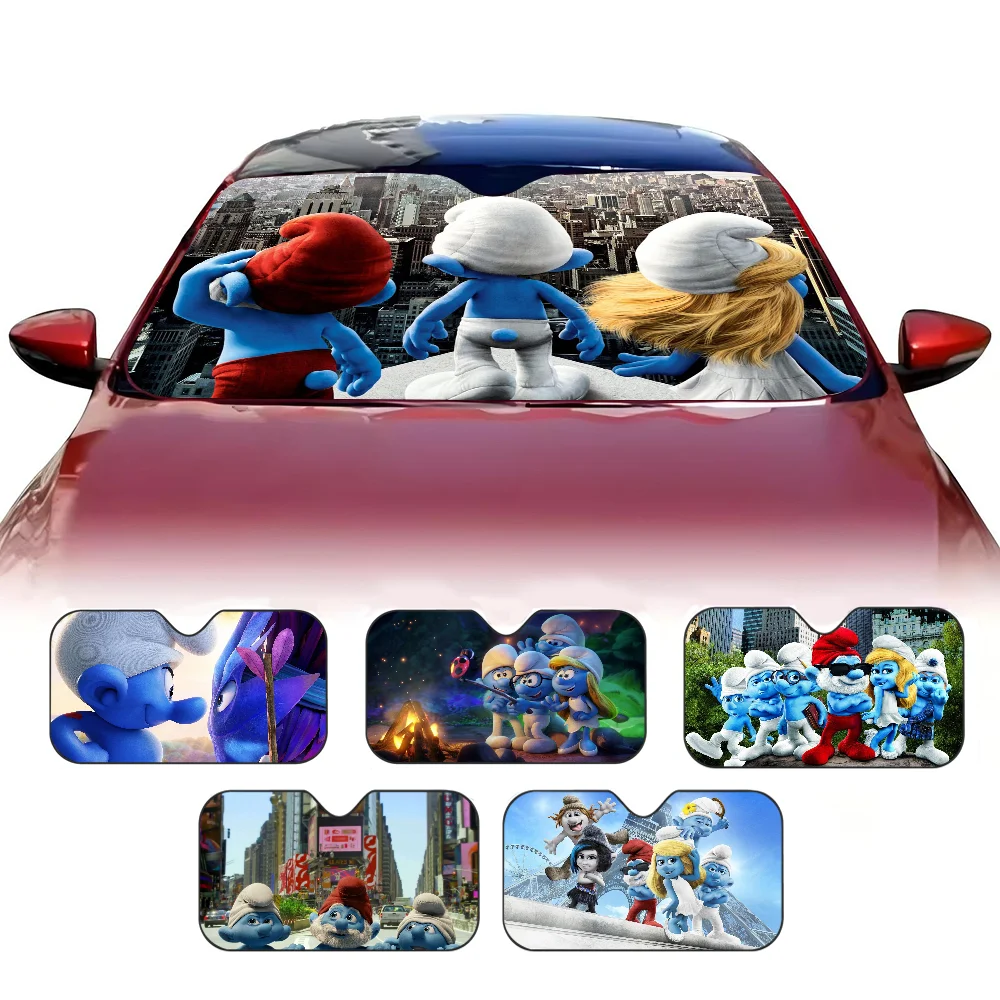 Cartoon S_Smurfs 1PCS Window Sunshade Cover For Kids Universal Car Foldable Car Sun Shade Cover UV Protect Curtain Side
Cartoon S_Smurfs 1PCS Window Sunshade Cover For Kids Universal Car Foldable Car Sun Shade Cover UV Protect Curtain Side