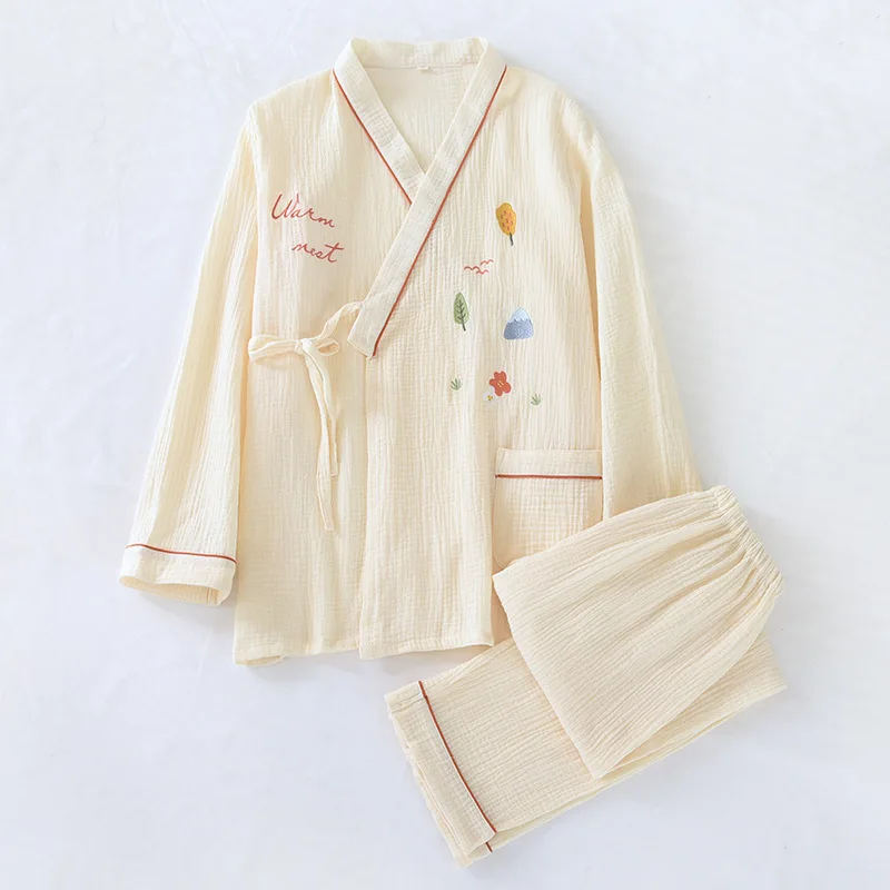 Японское традиционное кимоно юката, летний женский кардиган Hanfu, комплект брюк, удобная хлопковая одежда с вышивкой и принтом, домашняя одежда
Японское традиционное кимоно юката, летний женский кардиган Hanfu, комплект брюк, удобная хлопковая одежда с вышивкой и принтом, домашняя одежда