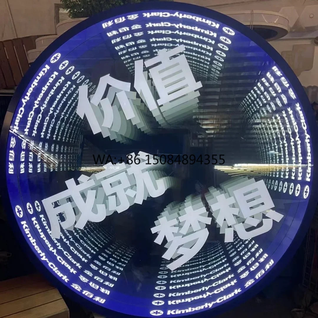 Custom Shopfront Home Decor 3D Infinity Extending LED Abyss Mirror Sign Letter Neon Light Box Sign
Custom Shopfront Home Decor 3D Infinity Extending LED Abyss Mirror Sign Letter Neon Light Box Sign