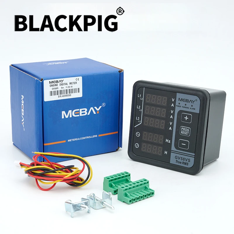 Многофункциональный цифровой измеритель напряжения и тока Mebay GV58VS, панель управления генераторным двигателем
Многофункциональный цифровой измеритель напряжения и тока Mebay GV58VS, панель управления генераторным двигателем
