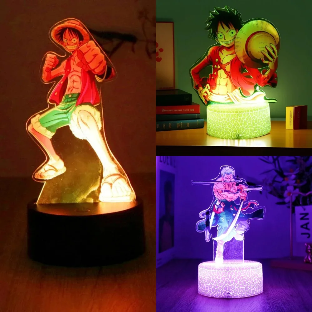 Фигурка аниме Actions One Piece Luffy Zoro Фигурки Светодиодная 3D лампа Экшн Коллекция Модель Игрушки Светодиодный ночник Детские рождественские подарки
Фигурка аниме Actions One Piece Luffy Zoro Фигурки Светодиодная 3D лампа Экшн Коллекция Модель Игрушки Светодиодный ночник Детские рождественские подарки