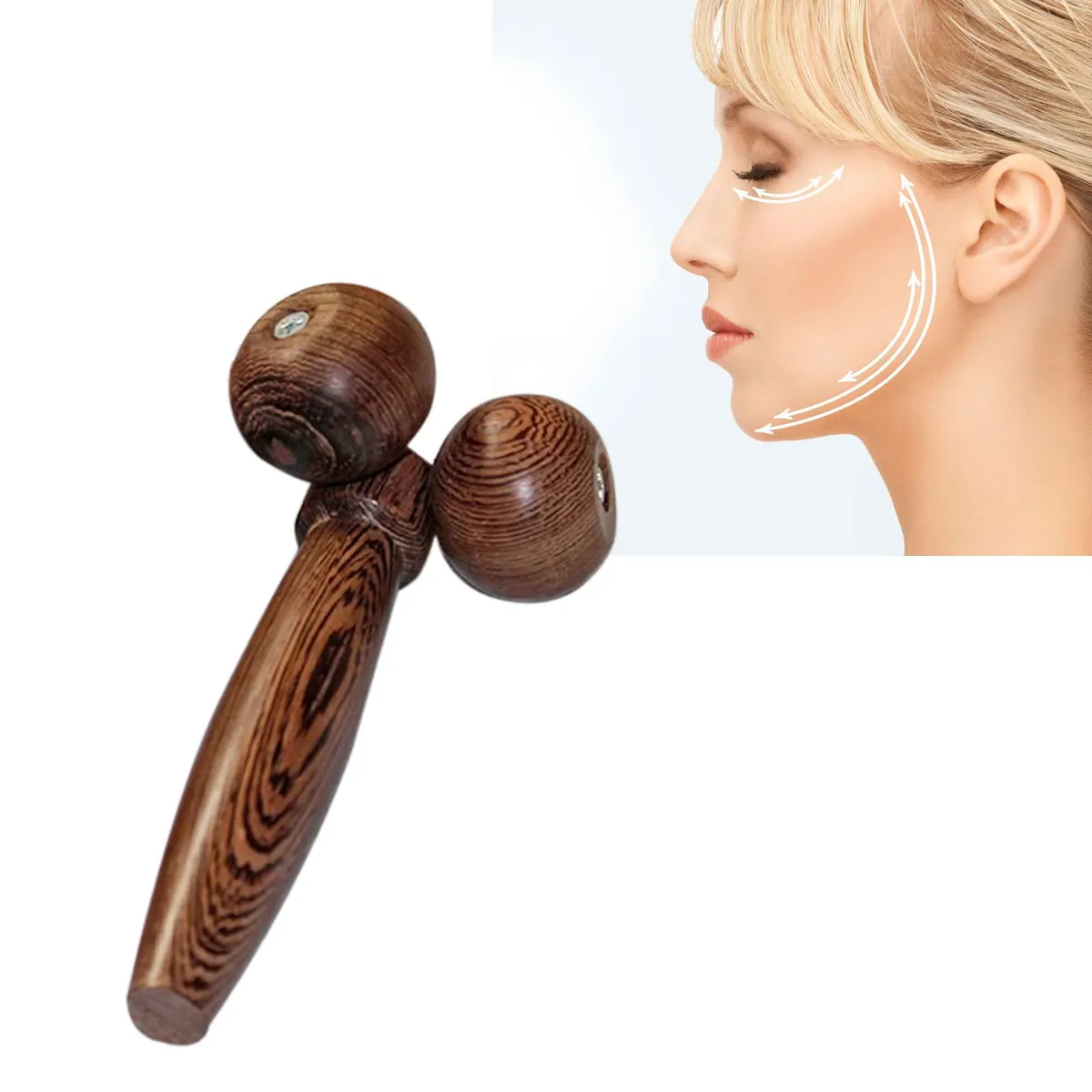 Wooden Face Massage Tool Portable Beauty Massager Face Lifting Slimming Firming Tightening V Shape Massager
Wooden Face Massage Tool Portable Beauty Massager Face Lifting Slimming Firming Tightening V Shape Massager
