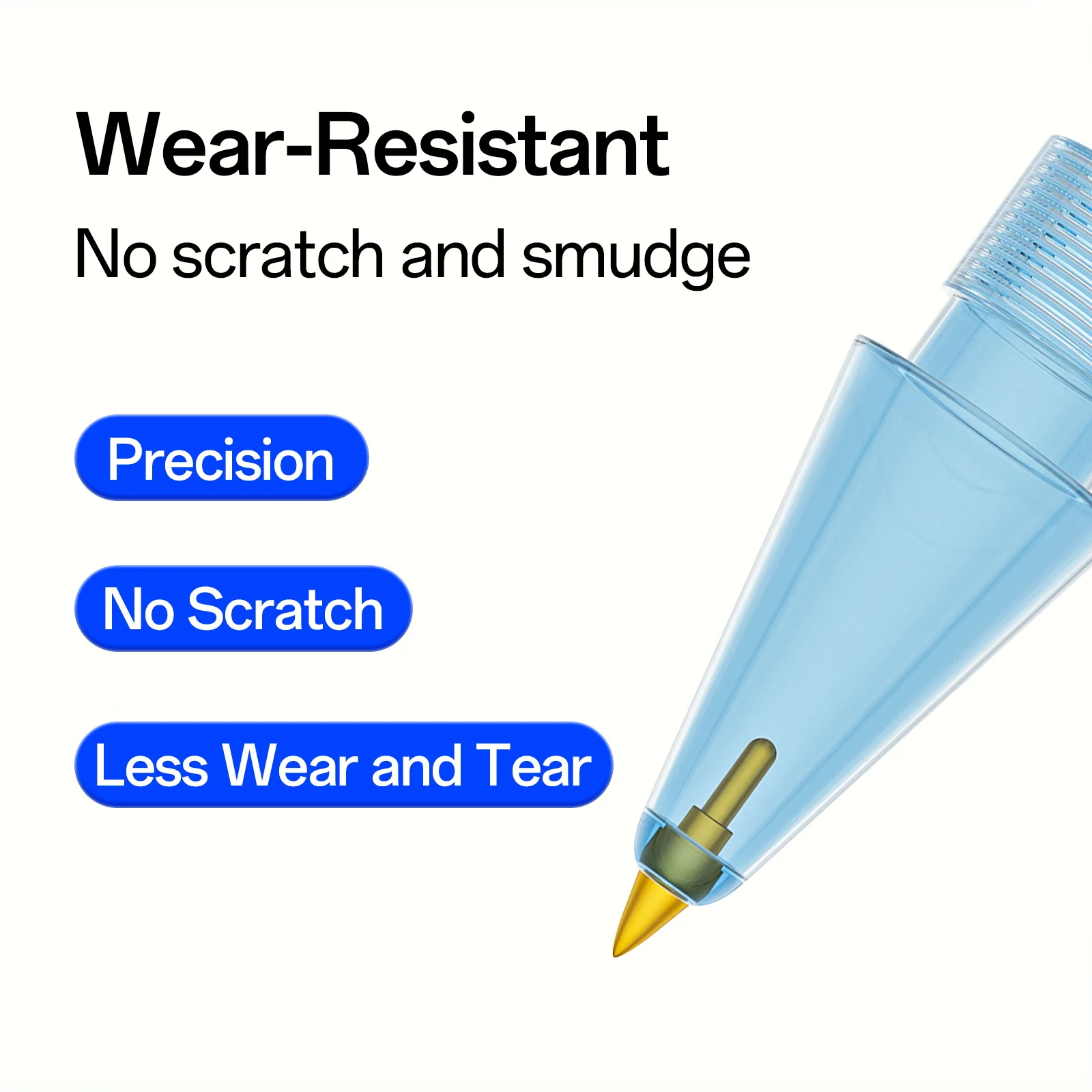 Compatible with Apple Pencil modified nibs, wear-resistant metal nibs, suitable for Apple Pencil 1st/2nd generation, iPad stylus
Compatible with Apple Pencil modified nibs, wear-resistant metal nibs, suitable for Apple Pencil 1st/2nd generation, iPad stylus