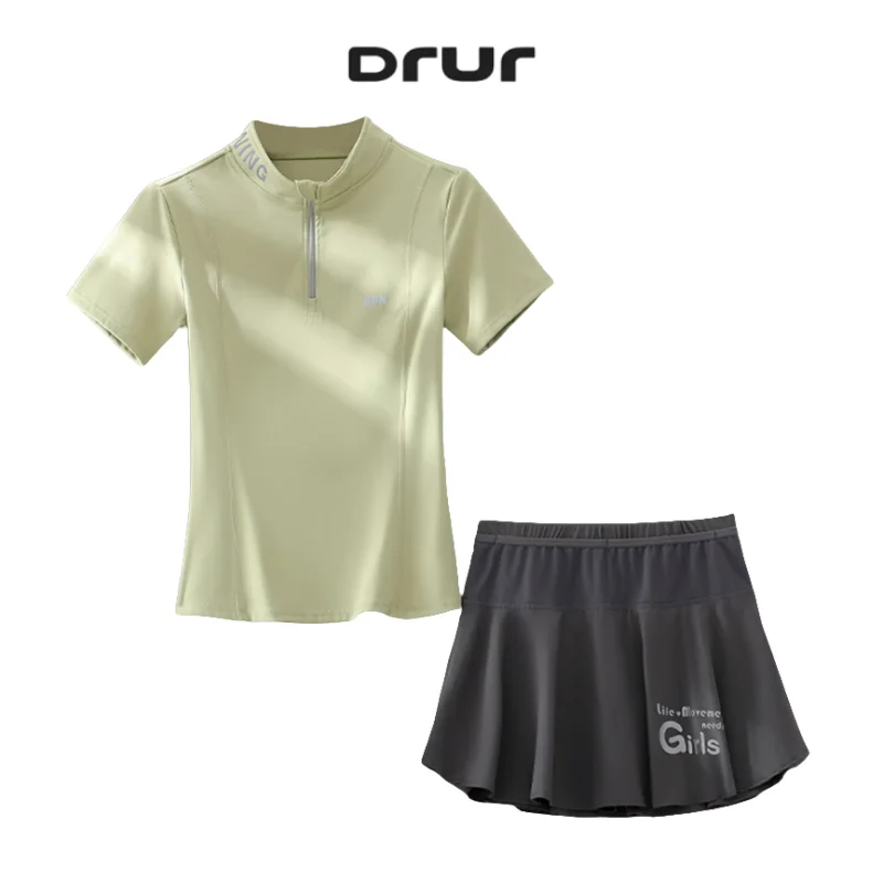 Комплект юбок для йоги DRUR, легкая одежда для гольфа, женский спортивный костюм, спортивная рубашка из 2 предметов, спортивный спортивный костюм, тренировочный костюм, одежда для йоги
Комплект юбок для йоги DRUR, легкая одежда для гольфа, женский спортивный костюм, спортивная рубашка из 2 предметов, спортивный спортивный костюм, тренировочный костюм, одежда для йоги