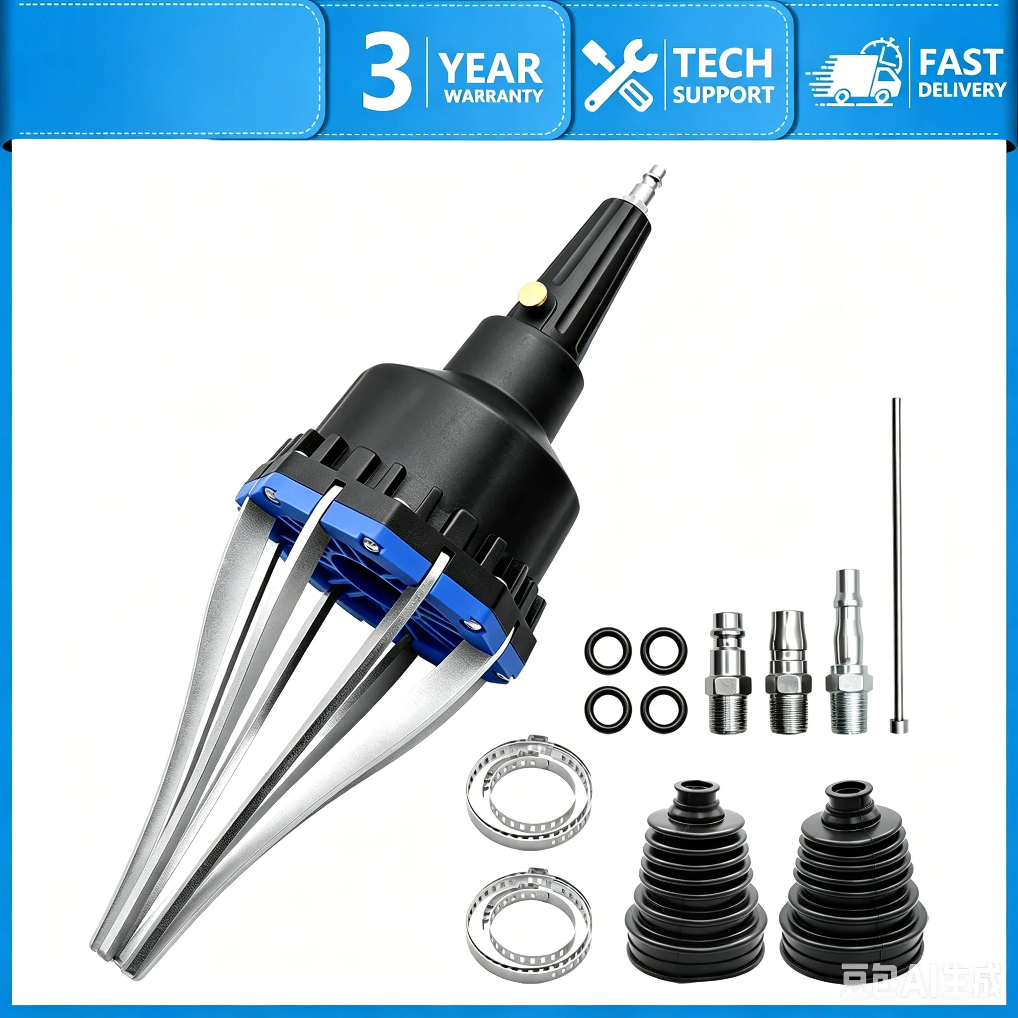 Pneumatic CV Joint Boot Replacement Tool Remover Installer Universal Half Shaft Boot Disassembly Tool Special CV Joint Clamp Pli
Pneumatic CV Joint Boot Replacement Tool Remover Installer Universal Half Shaft Boot Disassembly Tool Special CV Joint Clamp Pli