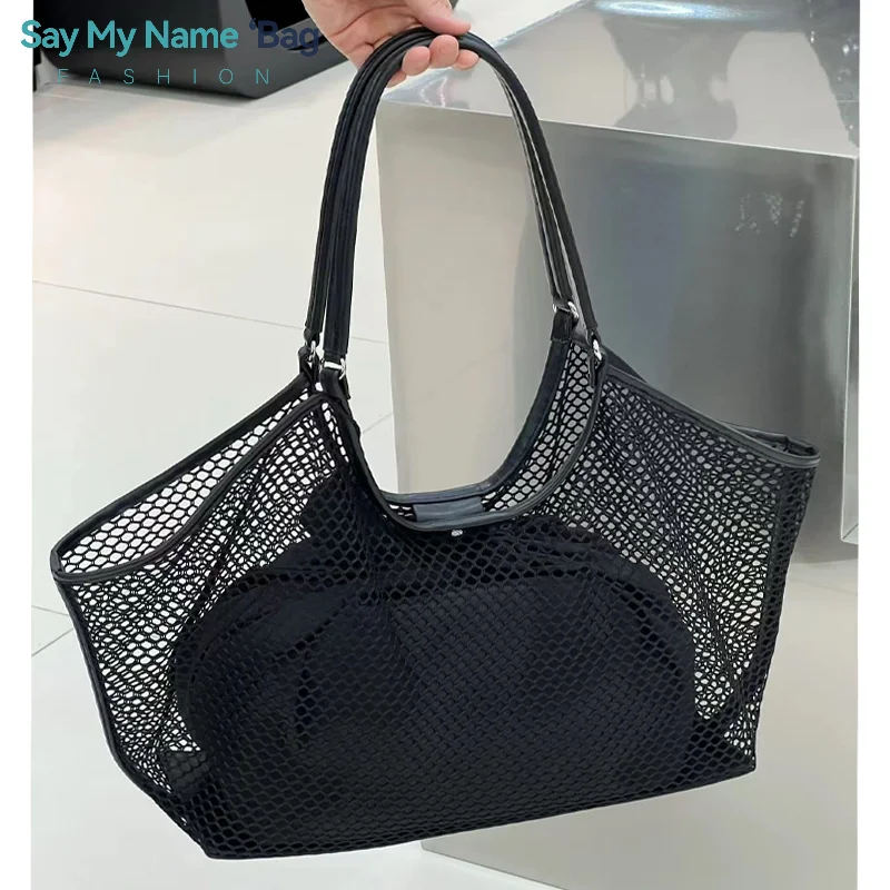 New Mesh PU Leather Tote Bag Cluth Bag Large Capacity Buckle Woman Luxury Designer Travel Luggage Bag Shopper Handbag
New Mesh PU Leather Tote Bag Cluth Bag Large Capacity Buckle Woman Luxury Designer Travel Luggage Bag Shopper Handbag