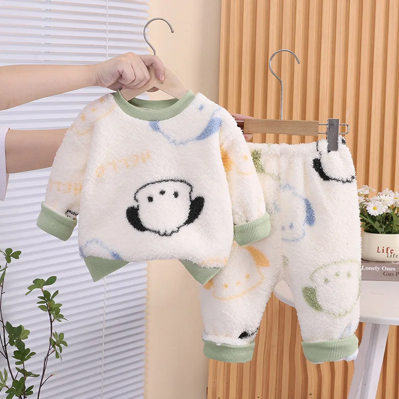New Autumn Winter Baby Clothes Set Children Boys Girls Thick Warm T-Shirt Pants 2Pcs/Sets Infant Cartoon Costume Kids Tracksuits
New Autumn Winter Baby Clothes Set Children Boys Girls Thick Warm T-Shirt Pants 2Pcs/Sets Infant Cartoon Costume Kids Tracksuits