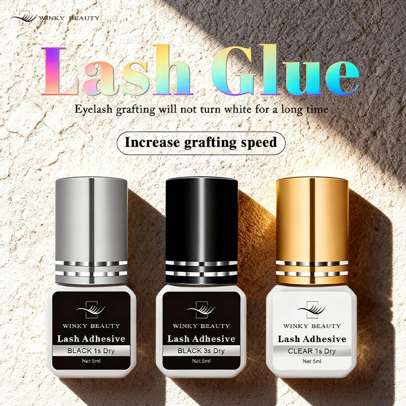 winky beauty 1 Second Fast Drying Strong False Eyelash Extension Glue Adhesive Retention 5-7 Weeks Low Smell Mink Eyelash Glue
winky beauty 1 Second Fast Drying Strong False Eyelash Extension Glue Adhesive Retention 5-7 Weeks Low Smell Mink Eyelash Glue