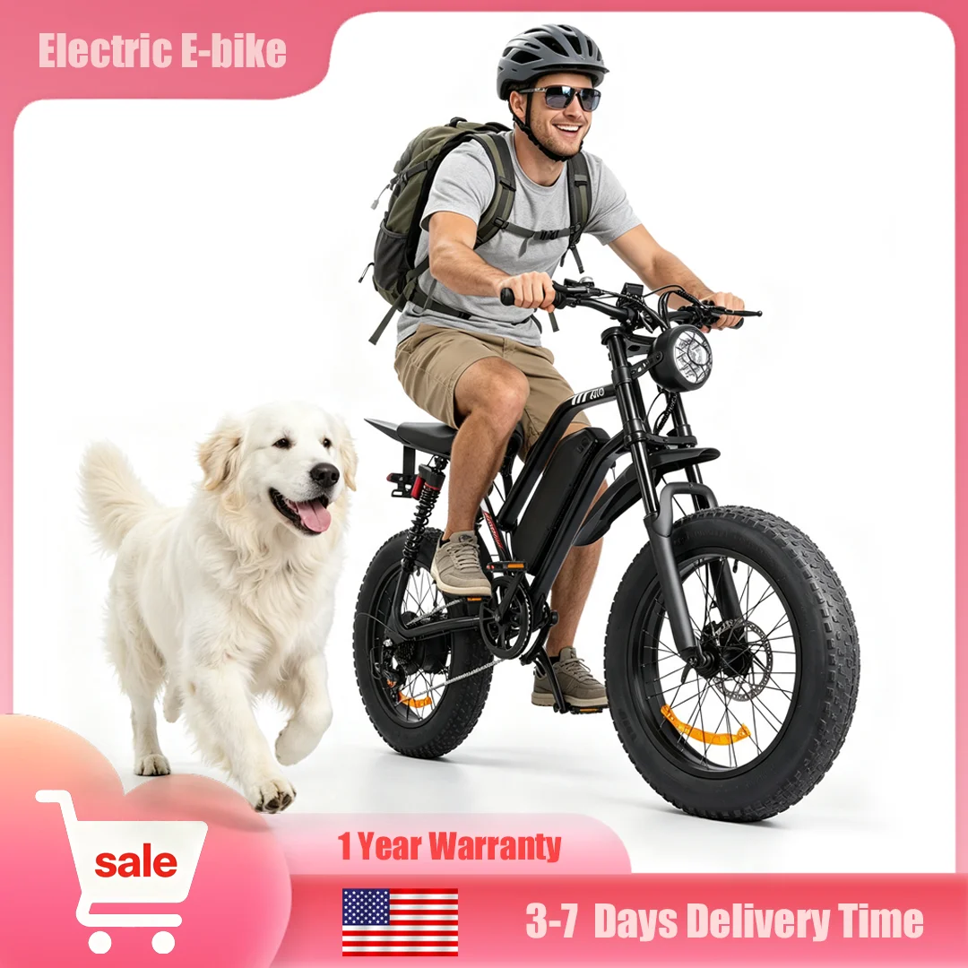 Electric Bike 48V 15AH Battery Ebike New 1500W Peak Electric Bicycle Off-road E Bike Adult Max 65miles Mountain Electric Dirt Bike
Electric Bike 48V 15AH Battery Ebike New 1500W Peak Electric Bicycle Off-road E Bike Adult Max 65miles Mountain Electric Dirt Bike