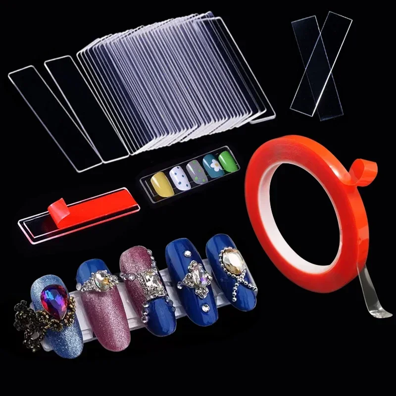 Transparent Nail Display Stand Holder Double Sided Tape Press On Nail Art Removable Mount Tape Fake Tips Display Manicure Tool
Transparent Nail Display Stand Holder Double Sided Tape Press On Nail Art Removable Mount Tape Fake Tips Display Manicure Tool
