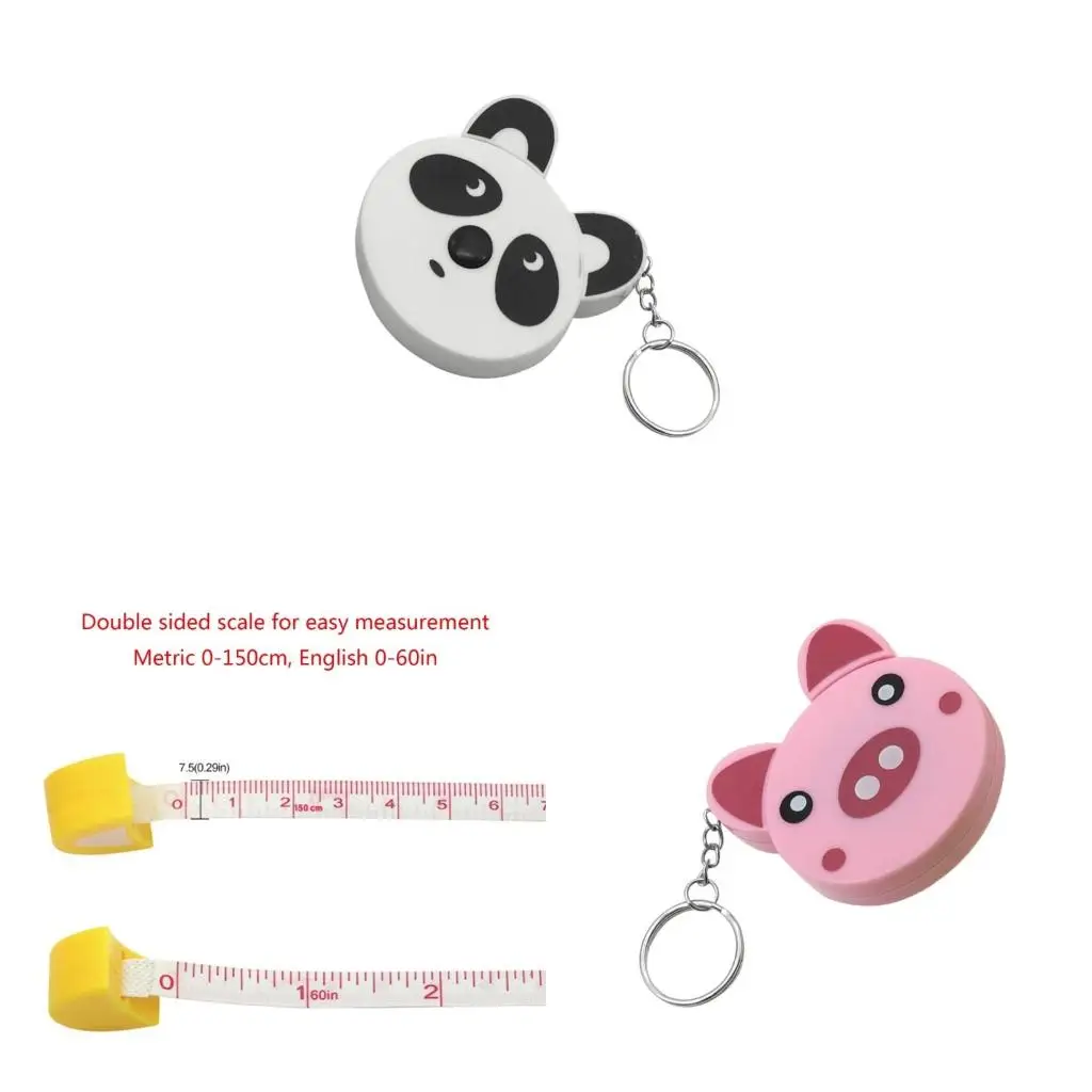 Cartoon Animal Tape Measure for Medical Body Measurement Sewing Tailor Craft Portable Body Sewing Flexible Ruler 60inch
Cartoon Animal Tape Measure for Medical Body Measurement Sewing Tailor Craft Portable Body Sewing Flexible Ruler 60inch