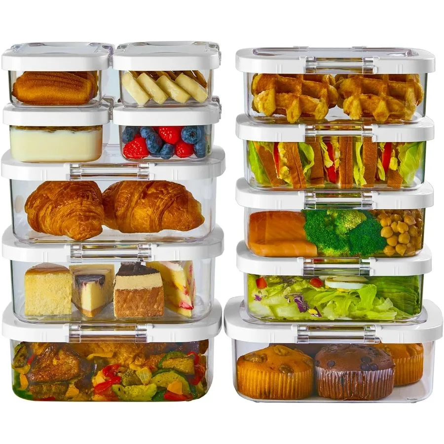 Duo Loc Meal Prep Container for Refrigerator, Leak Proof Stackable Kitchen Tupperware for Leftovers Food Storage Travel Lunch Co
Duo Loc Meal Prep Container for Refrigerator, Leak Proof Stackable Kitchen Tupperware for Leftovers Food Storage Travel Lunch Co