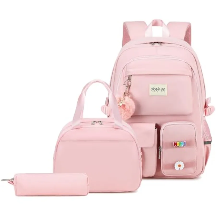 School Backpack for Girls Bookbag with Lunch Bag Teen Girls School Bag Travel Daypack
School Backpack for Girls Bookbag with Lunch Bag Teen Girls School Bag Travel Daypack