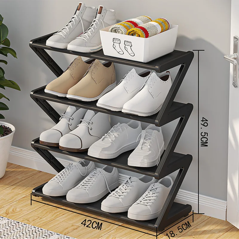 Z-shaped Shoe Rack 4- Tier Storage Organizer Shelf Removable Multilayer Shoe Rack Slippers Cabinet Household Economic Cabinet
Z-shaped Shoe Rack 4- Tier Storage Organizer Shelf Removable Multilayer Shoe Rack Slippers Cabinet Household Economic Cabinet