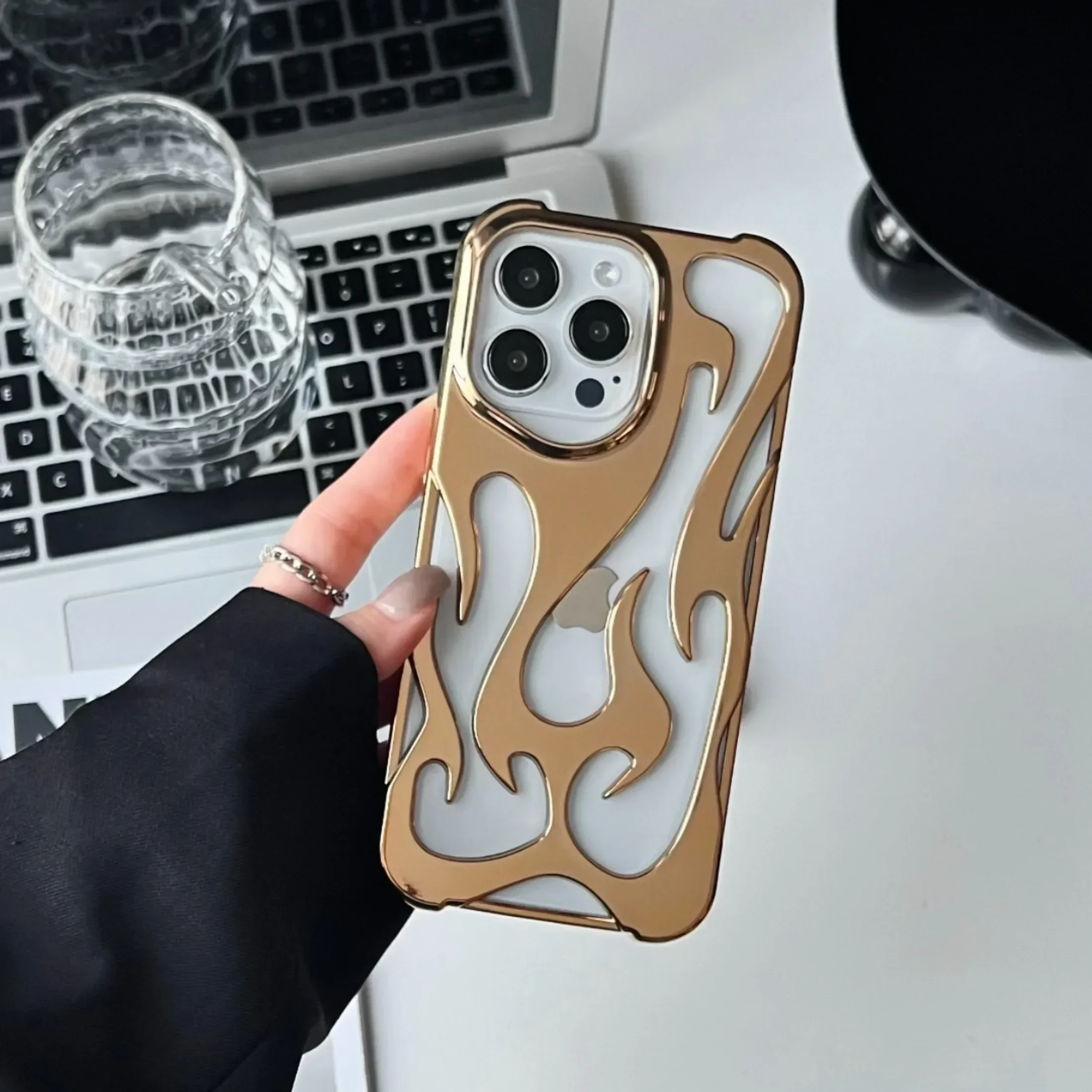 Fashion 3D Flame Pattern Phone Case for IPhone 15 13 12 11 14 Pro Max 16 Plus 2024 Hollow Slim Shockproof Protective Hard Cover
Fashion 3D Flame Pattern Phone Case for IPhone 15 13 12 11 14 Pro Max 16 Plus 2024 Hollow Slim Shockproof Protective Hard Cover