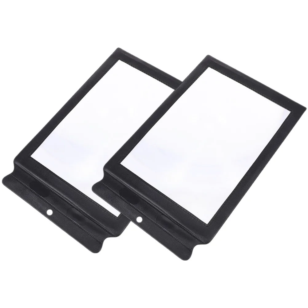 2Pcs Handheld Reading Magnifier for Elders Full Page Magnifying Glass A4 Size Lightweight Hd Portable Large Lens for Books
2Pcs Handheld Reading Magnifier for Elders Full Page Magnifying Glass A4 Size Lightweight Hd Portable Large Lens for Books