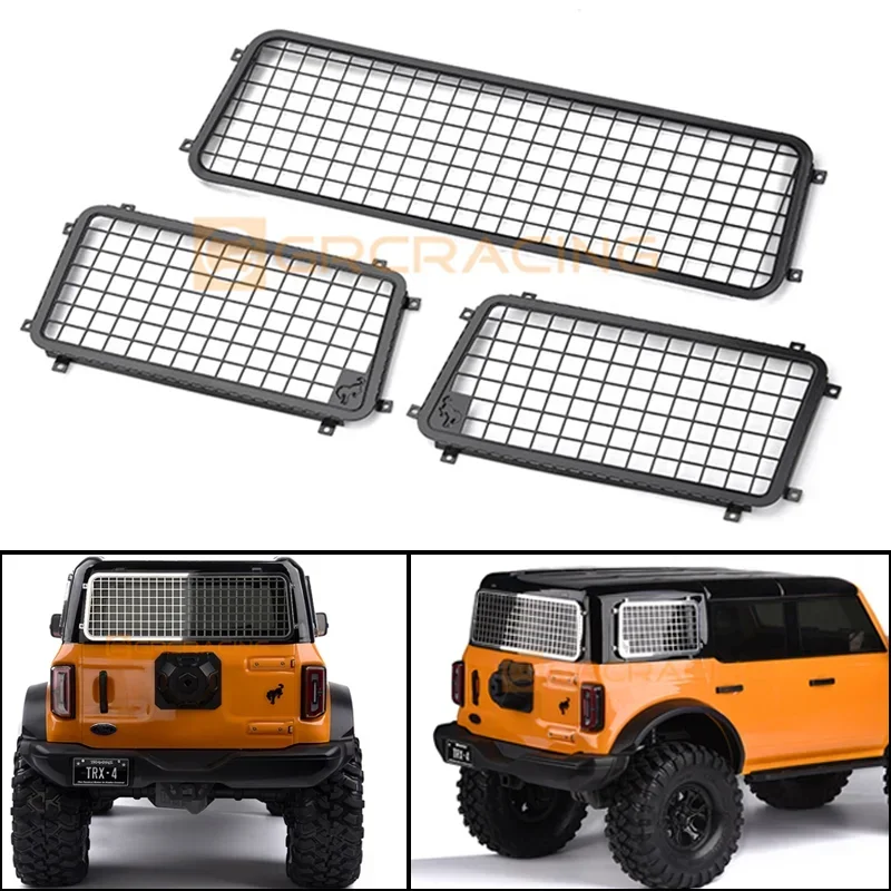 Stainless Steel Window Mesh Side/rear Window Net Protective Armored Net for 1/10 RC Crawler Car Traxxas TRX4 BRONCO Diy Parts
Stainless Steel Window Mesh Side/rear Window Net Protective Armored Net for 1/10 RC Crawler Car Traxxas TRX4 BRONCO Diy Parts