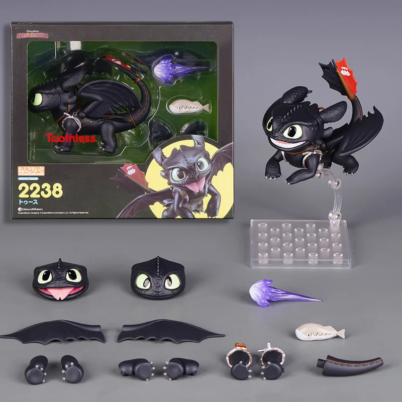2238 Q-Version Clay Man Night Fury Toothless Action Doll Model Ornament How To Train Your Dragon Anime Figure Collection ToyGift
2238 Q-Version Clay Man Night Fury Toothless Action Doll Model Ornament How To Train Your Dragon Anime Figure Collection ToyGift