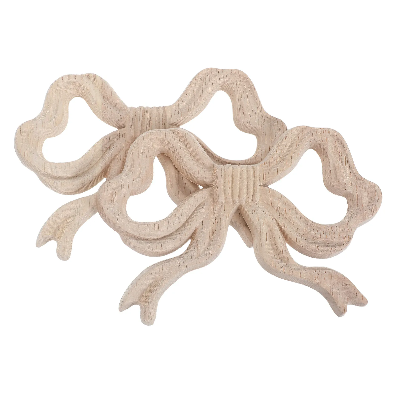 2PCS European Style Unpainted Bow Furniture Decal Patch Wood Carved Bowknot Onlay Appliques DIY Carving for Cabinet Dresser
2PCS European Style Unpainted Bow Furniture Decal Patch Wood Carved Bowknot Onlay Appliques DIY Carving for Cabinet Dresser