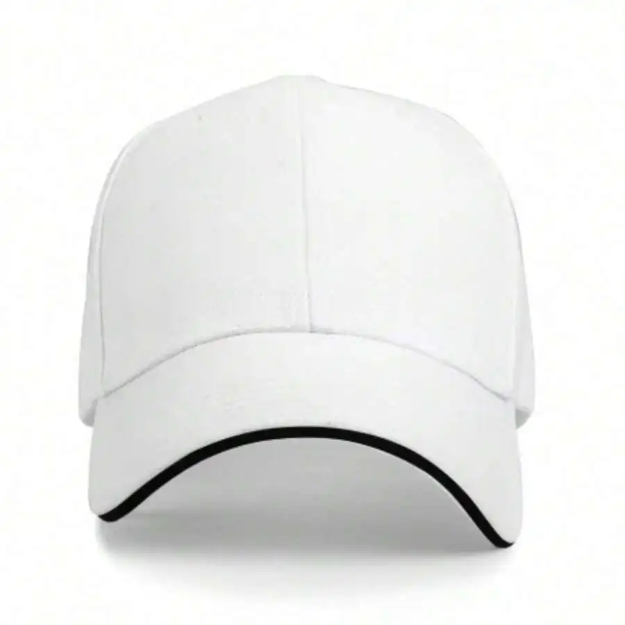 White Baseball Cap Adjustable Sun Protection Hat For Men And Women
White Baseball Cap Adjustable Sun Protection Hat For Men And Women