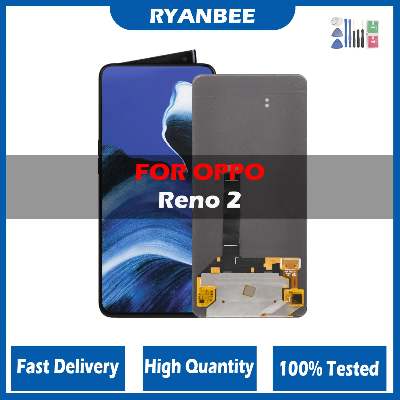 100% Test LCD For Oppo Reno 2 LCD Display Touch Panel Digitizer Assembly For Oppo Reno2 Screen Replace PCKM70 PCKT00 PCKM00
100% Test LCD For Oppo Reno 2 LCD Display Touch Panel Digitizer Assembly For Oppo Reno2 Screen Replace PCKM70 PCKT00 PCKM00