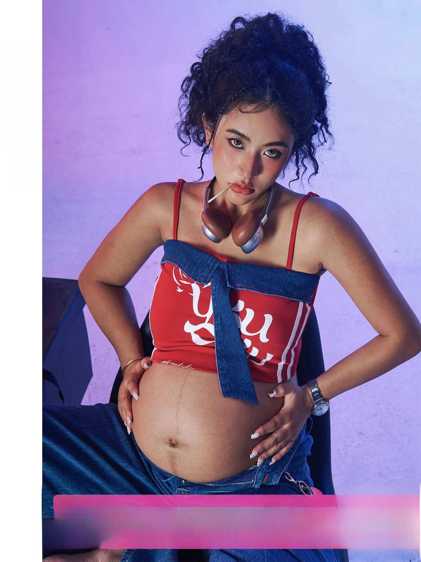Slim Fit Denim Print Crop Top Women's Summer American Retro Patchwork Tank Top Casual Style Cotton Blend Short Length
Slim Fit Denim Print Crop Top Women's Summer American Retro Patchwork Tank Top Casual Style Cotton Blend Short Length
