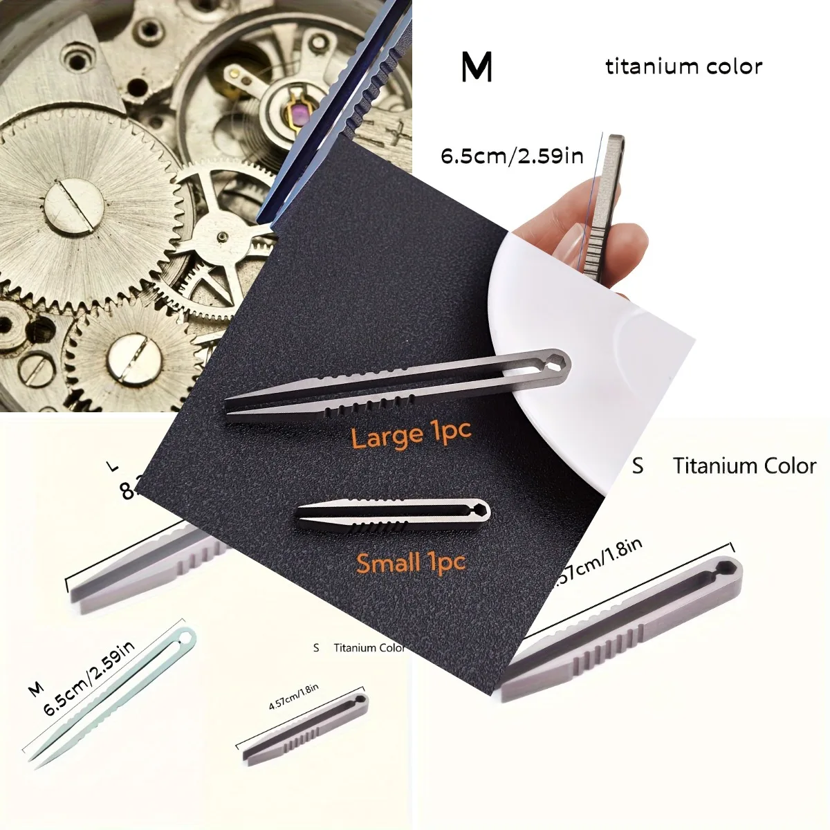1pc durable titanium tweezers for EDC and multipurpose use — precise grip easy handling reliable tool
1pc durable titanium tweezers for EDC and multipurpose use — precise grip easy handling reliable tool