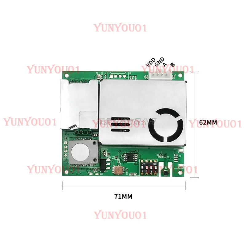 All-in-one sensor detects carbon dioxide pm2.5 formaldehyde Tvoc temperature and humidity module M701
All-in-one sensor detects carbon dioxide pm2.5 formaldehyde Tvoc temperature and humidity module M701