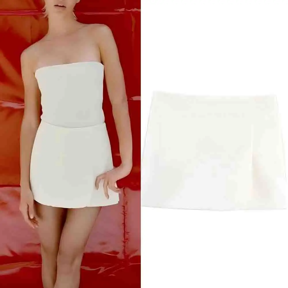Women's summer chic fashion Split design solid slim versatile Shorts Skirts retro high waist side zipper women's skirt
Women's summer chic fashion Split design solid slim versatile Shorts Skirts retro high waist side zipper women's skirt