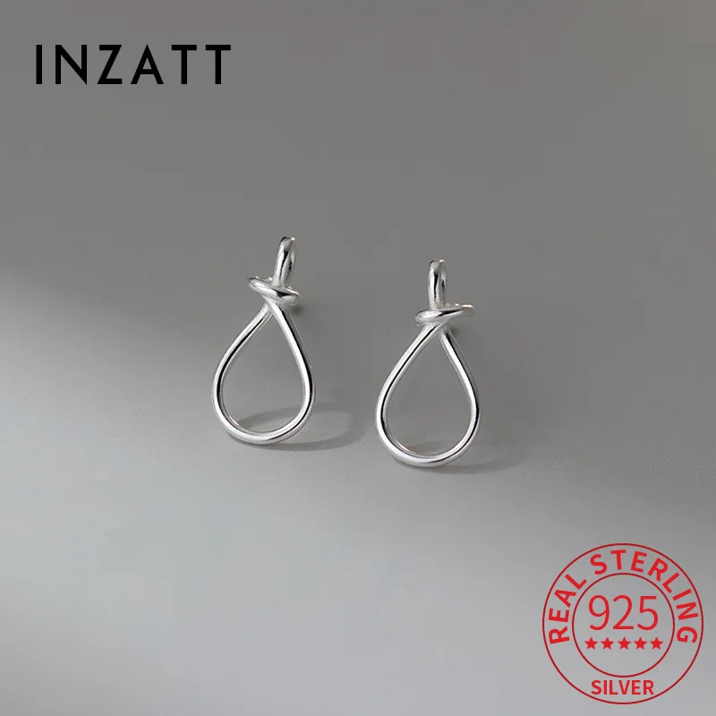 INZATT Real 925 Sterling Silver Hollow Lines with Water Droplets Stud Earrings for Women Cute Fine Jewelry Trendy Accessories
INZATT Real 925 Sterling Silver Hollow Lines with Water Droplets Stud Earrings for Women Cute Fine Jewelry Trendy Accessories