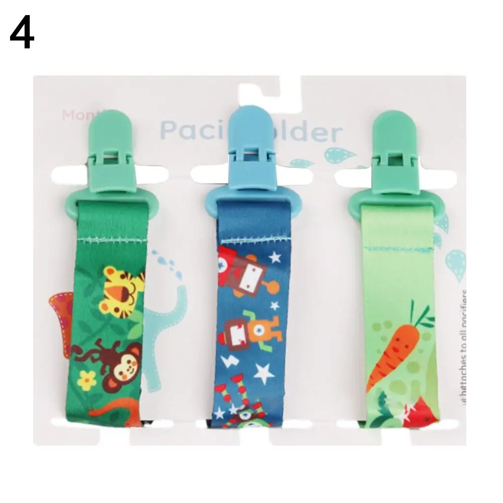 3PCs Pacifier Chain Bracket Dummy Clips Soother Holder Cartoon Print Baby Pacifier Clip Baby Care Safe Pacifier Chain Infants
3PCs Pacifier Chain Bracket Dummy Clips Soother Holder Cartoon Print Baby Pacifier Clip Baby Care Safe Pacifier Chain Infants