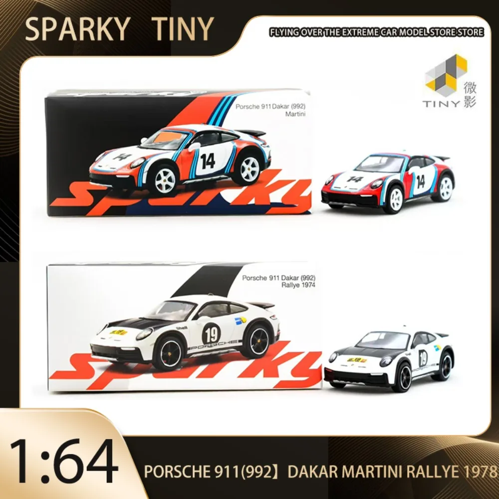 Tiny+Sparky 1:64 Porsche 911 992 Dakar Martini Rallye1978 Simulation Alloy Premium Diecast Vehicle Model Toys Collectible
Tiny+Sparky 1:64 Porsche 911 992 Dakar Martini Rallye1978 Simulation Alloy Premium Diecast Vehicle Model Toys Collectible