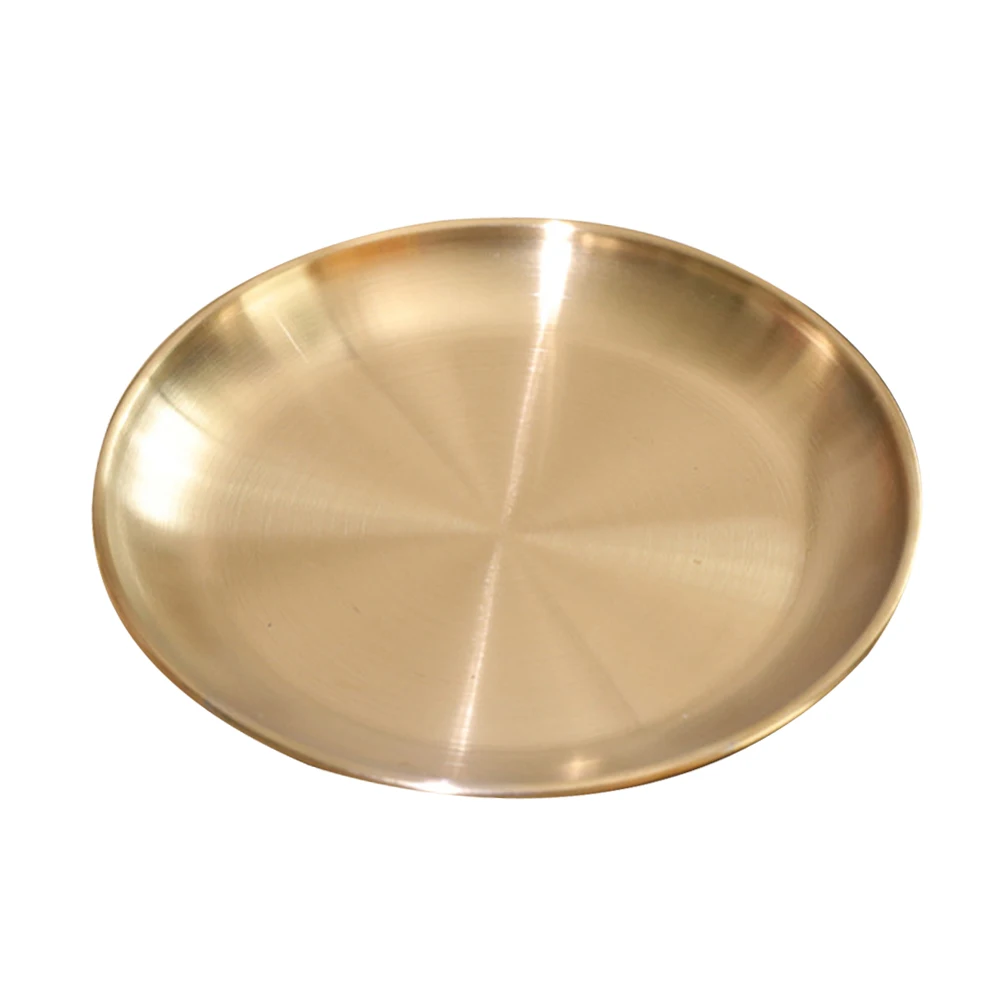 Metal Storage Tray Stainless Steel Jewelry Dish Holder Decorative Plate Dresser Adornment Multifunctional Durable Smooth Edges
Metal Storage Tray Stainless Steel Jewelry Dish Holder Decorative Plate Dresser Adornment Multifunctional Durable Smooth Edges