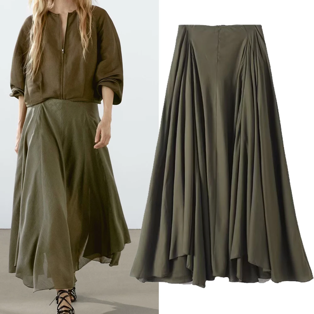 Модная повседневная женская юбка из хлопка и льна, универсальная, со средней талией, универсальная и весенняя коллекция Sli
Модная повседневная женская юбка из хлопка и льна, универсальная, со средней талией, универсальная и весенняя коллекция Sli