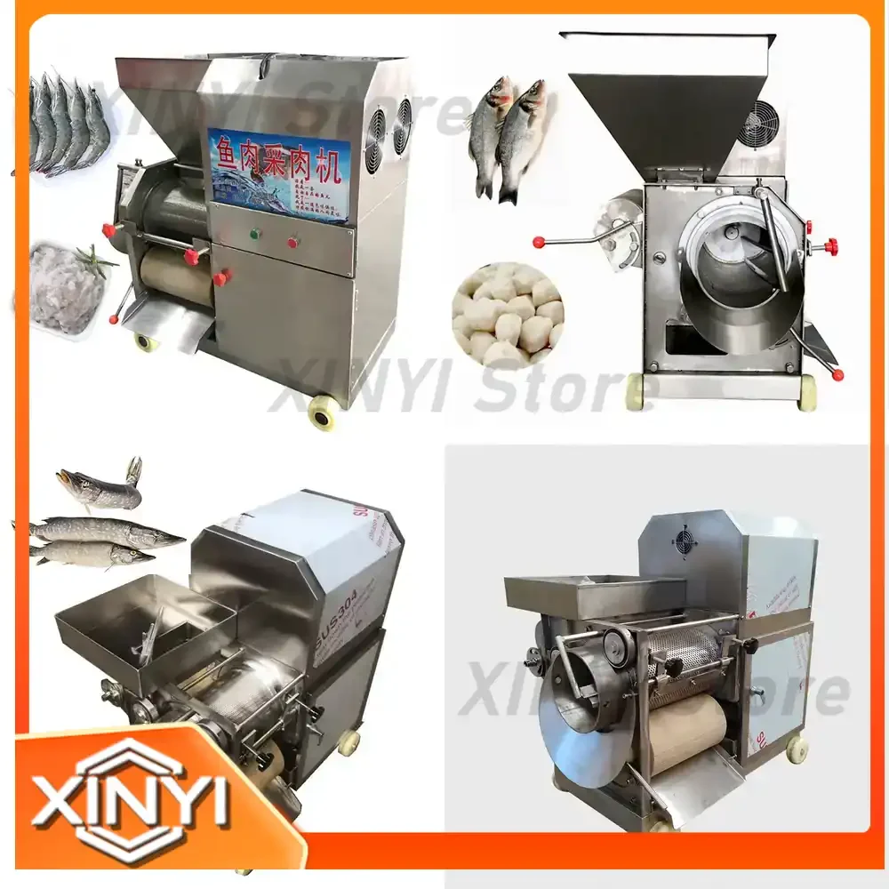 Fish Meat Separator for High Efficiency Bone Removal Stainless Steel Fish Meat Separating Machine for Fish Processing Food
Fish Meat Separator for High Efficiency Bone Removal Stainless Steel Fish Meat Separating Machine for Fish Processing Food