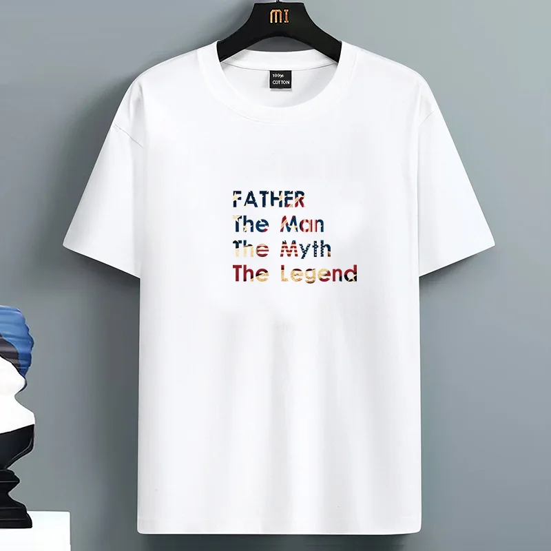 Summer Men's 100 Cotton Comfortable Casual Loose Oversized Fashion Letter Printed Sports Round Neck Short Sleeved T-shirt Top
Summer Men's 100 Cotton Comfortable Casual Loose Oversized Fashion Letter Printed Sports Round Neck Short Sleeved T-shirt Top