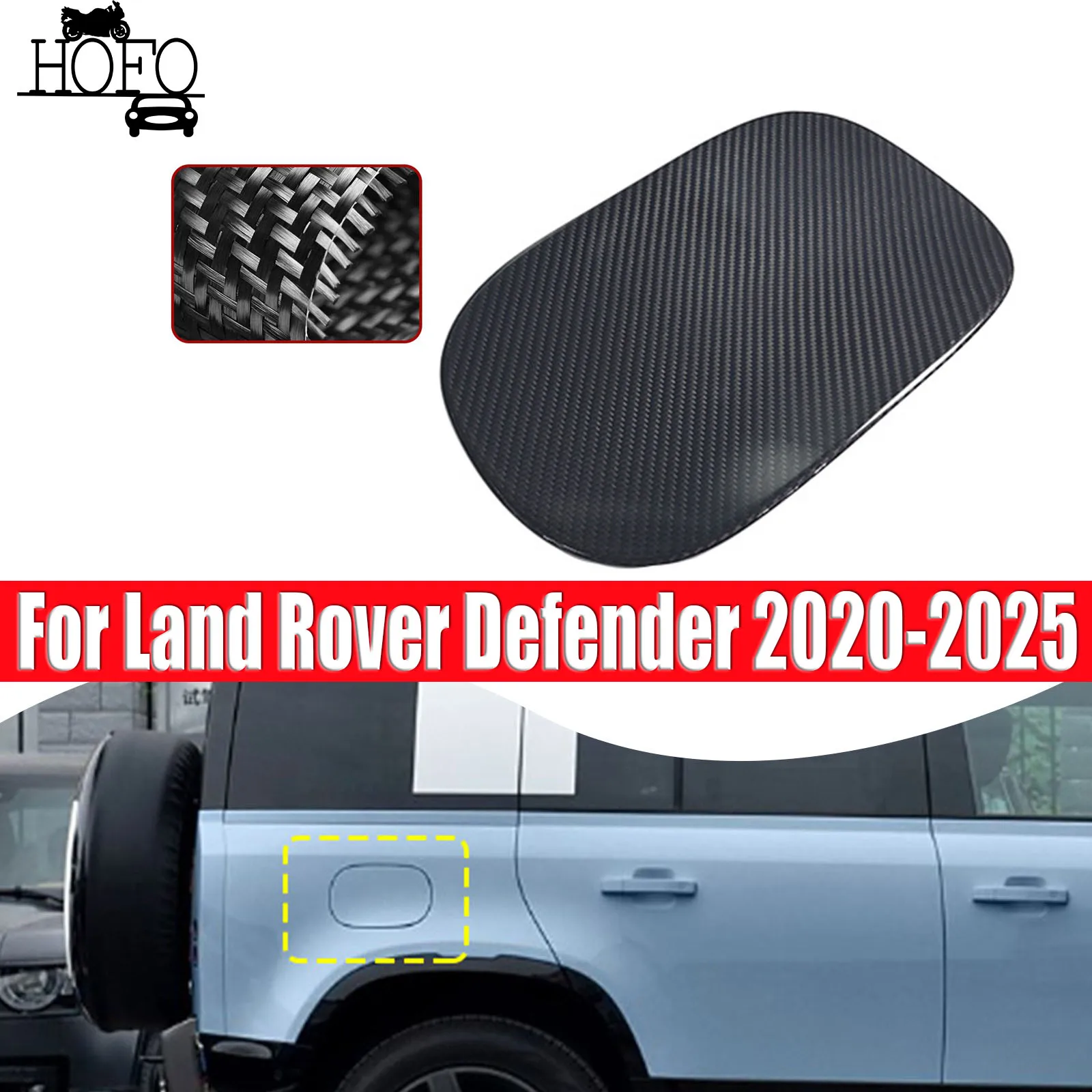 Fuel Tank Cover Decals Carbon Fiber For Land Rover Defender 2020-2025
Fuel Tank Cover Decals Carbon Fiber For Land Rover Defender 2020-2025
