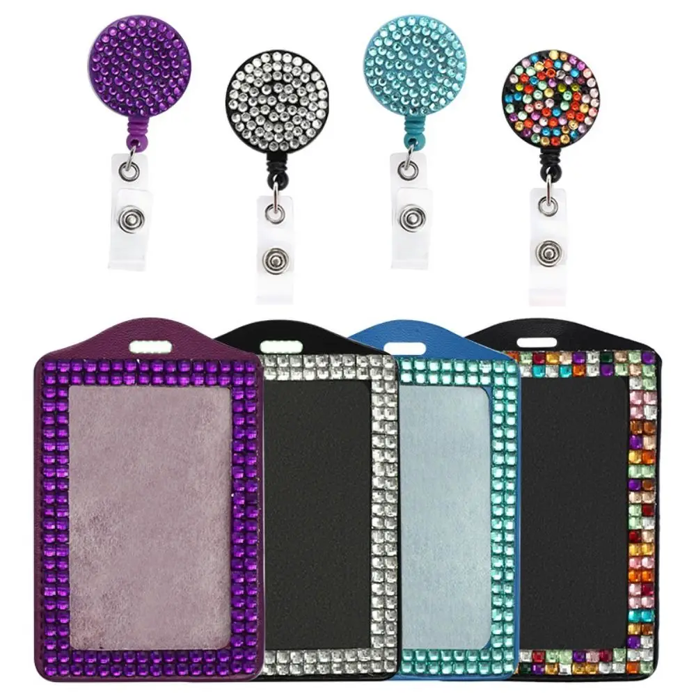 Bling ID Holder with Lanyard Retractable Lanyard Elegant Design Retractable Badge Holder Rhinestone Decorated Easy Pull Buckle
Bling ID Holder with Lanyard Retractable Lanyard Elegant Design Retractable Badge Holder Rhinestone Decorated Easy Pull Buckle