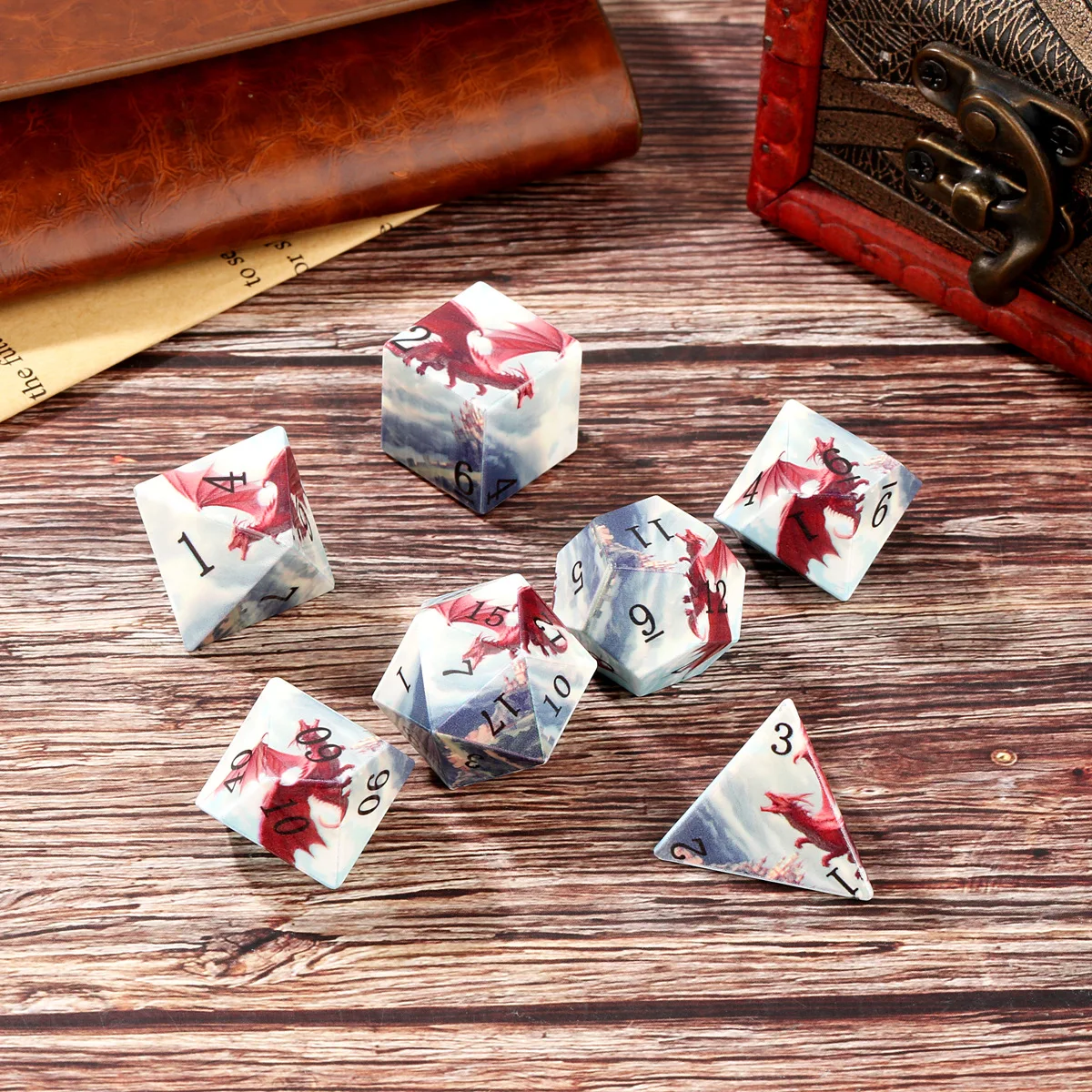 7Pcs/set New Product Printing Polyhedral DND Dice Board Game Dice
7Pcs/set New Product Printing Polyhedral DND Dice Board Game Dice