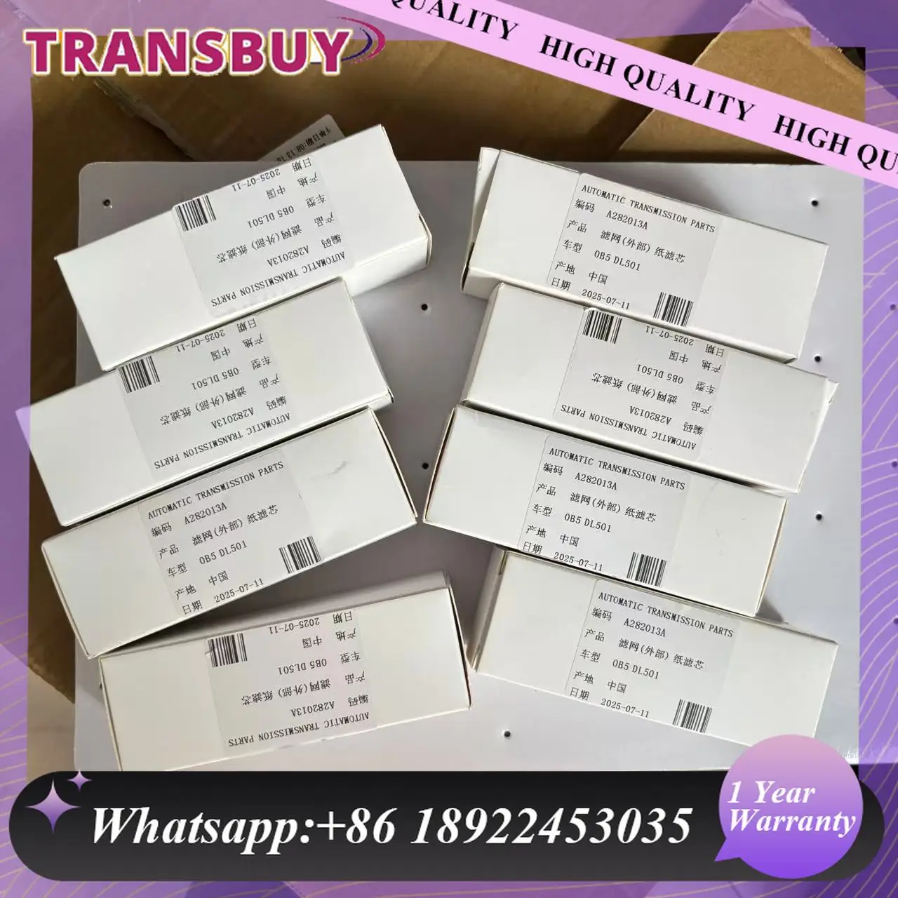 0B5325330A 4PCS Brand new 0B5 DL501 Transmission Filter DSG Fits for 10-14 Audi RS5 S4 S5 S6 Automobiles Parts
0B5325330A 4PCS Brand new 0B5 DL501 Transmission Filter DSG Fits for 10-14 Audi RS5 S4 S5 S6 Automobiles Parts