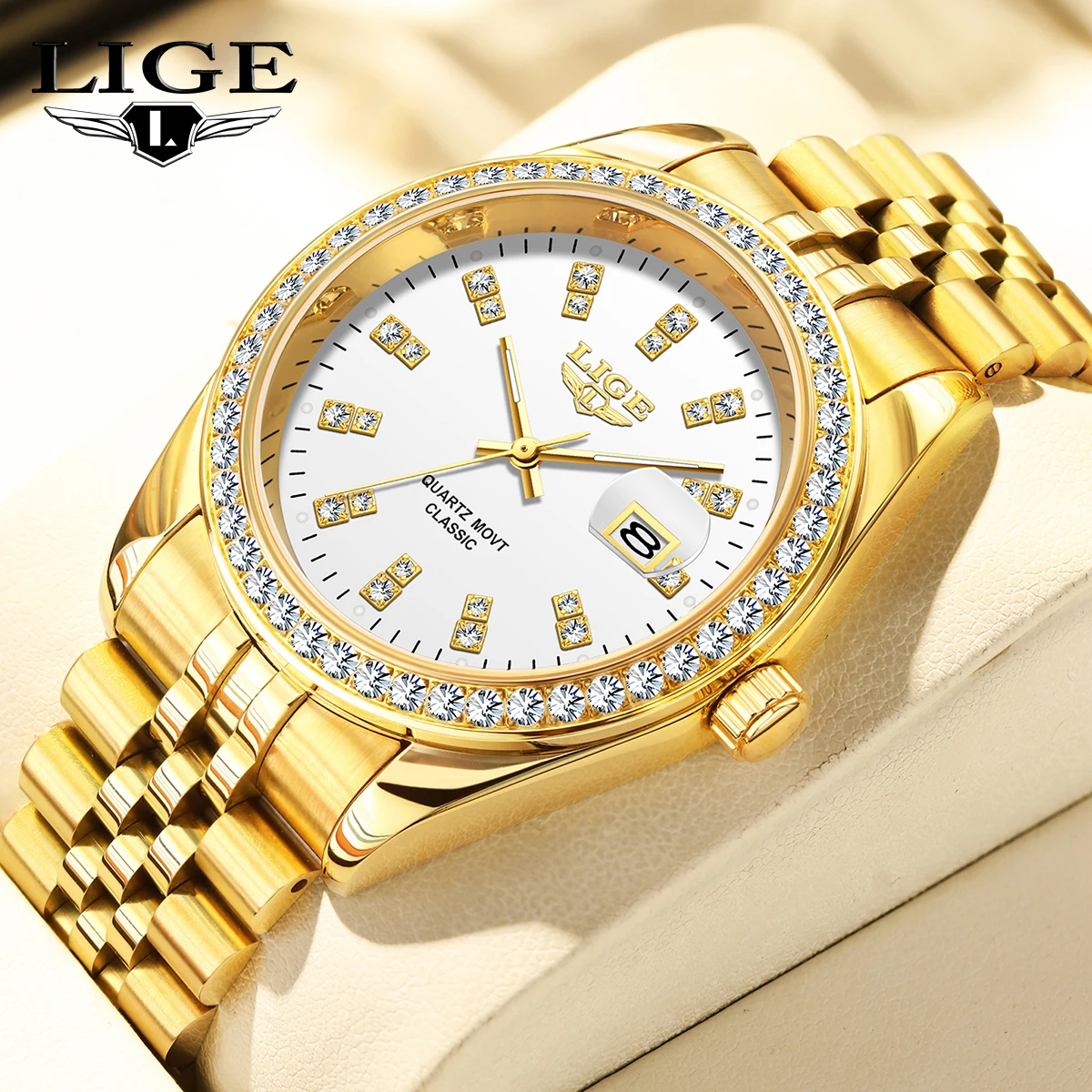 LIGE mens wristwatch Luxury Fashion Diamond Dial Men's Gift Waterproof Business Quartz Classic sports Luminous watches for men
LIGE mens wristwatch Luxury Fashion Diamond Dial Men's Gift Waterproof Business Quartz Classic sports Luminous watches for men