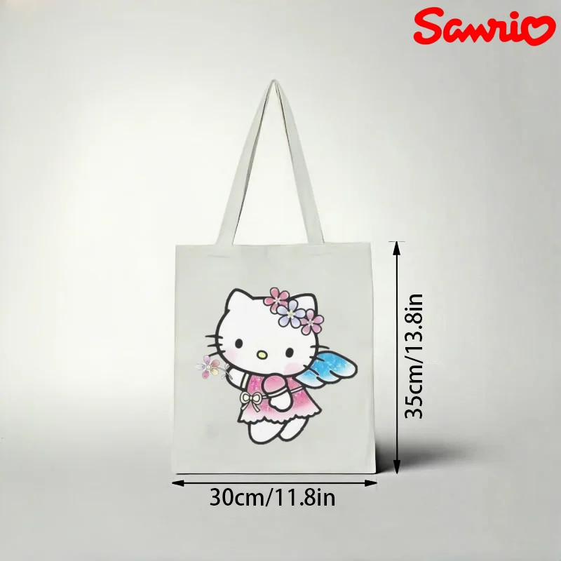1pc Kawaii Hello Kitty with Flowers & Wings Print Canvas Tote Bag, Large Capacity Daily Shopping & School Shoulder Bag
1pc Kawaii Hello Kitty with Flowers & Wings Print Canvas Tote Bag, Large Capacity Daily Shopping & School Shoulder Bag