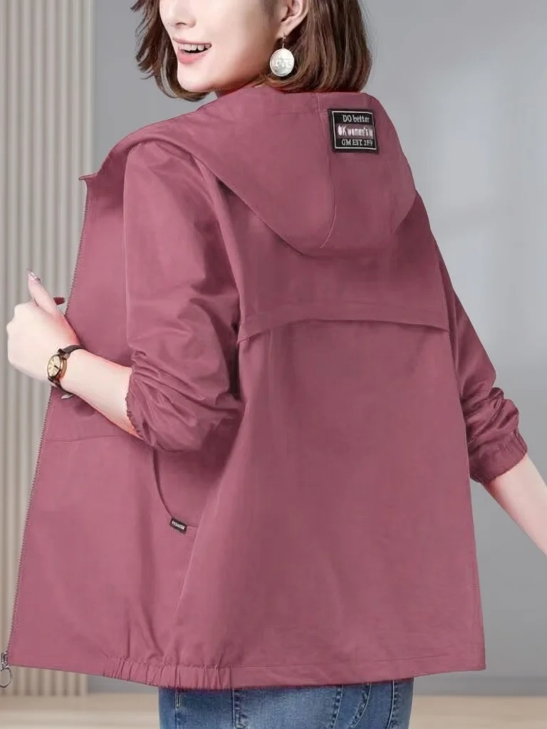 Women's Casual Short Jacket Spring Autumn 2026 New Thin Coat Hooded Top Autumn Winter Jacket Lightweight Windproof Waterproof
Women's Casual Short Jacket Spring Autumn 2026 New Thin Coat Hooded Top Autumn Winter Jacket Lightweight Windproof Waterproof