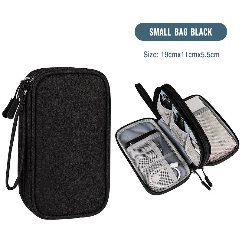 Cable Organizer Case, Travel Cord Organizer Case Small Electronic Accessories Carry Case Portable for Cable, Cord, Charger
Cable Organizer Case, Travel Cord Organizer Case Small Electronic Accessories Carry Case Portable for Cable, Cord, Charger