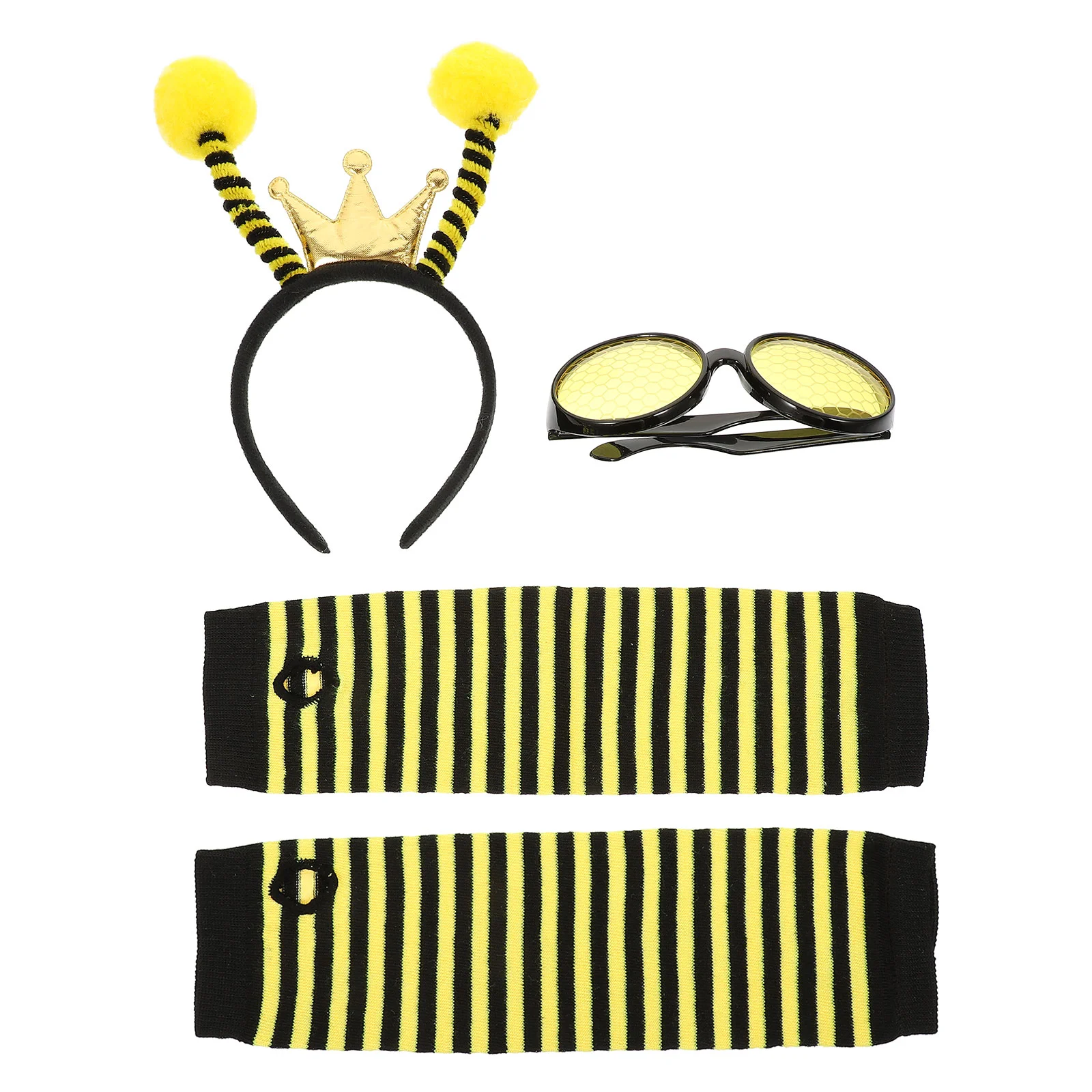 Bee Headband Glasses Set Bees Themed Hoops Lightweight Safe Novel Funny Party Prop Unique Design Oversleeve Cosplay Accessories
Bee Headband Glasses Set Bees Themed Hoops Lightweight Safe Novel Funny Party Prop Unique Design Oversleeve Cosplay Accessories