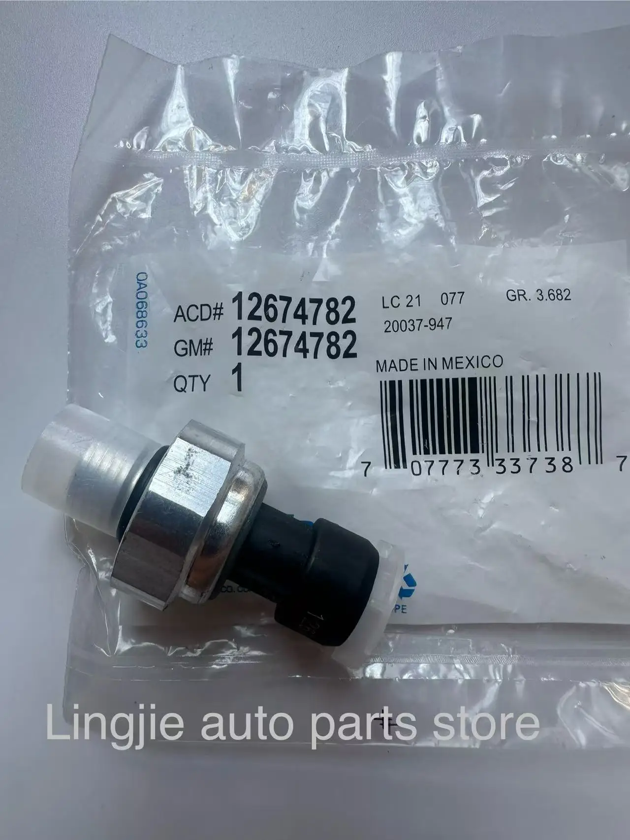 Engine Oil Pressure Switch Assy Sensor 12621649 12674782 D1800C, Suitable for Buick, Chevrolet Captiva, Cadillac, GMC
Engine Oil Pressure Switch Assy Sensor 12621649 12674782 D1800C, Suitable for Buick, Chevrolet Captiva, Cadillac, GMC