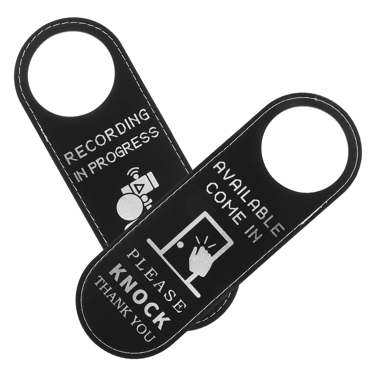 2Pcs Door Recording in PU Recording In Sign Office Signs for Conference Room Portable Household Decor
2Pcs Door Recording in PU Recording In Sign Office Signs for Conference Room Portable Household Decor