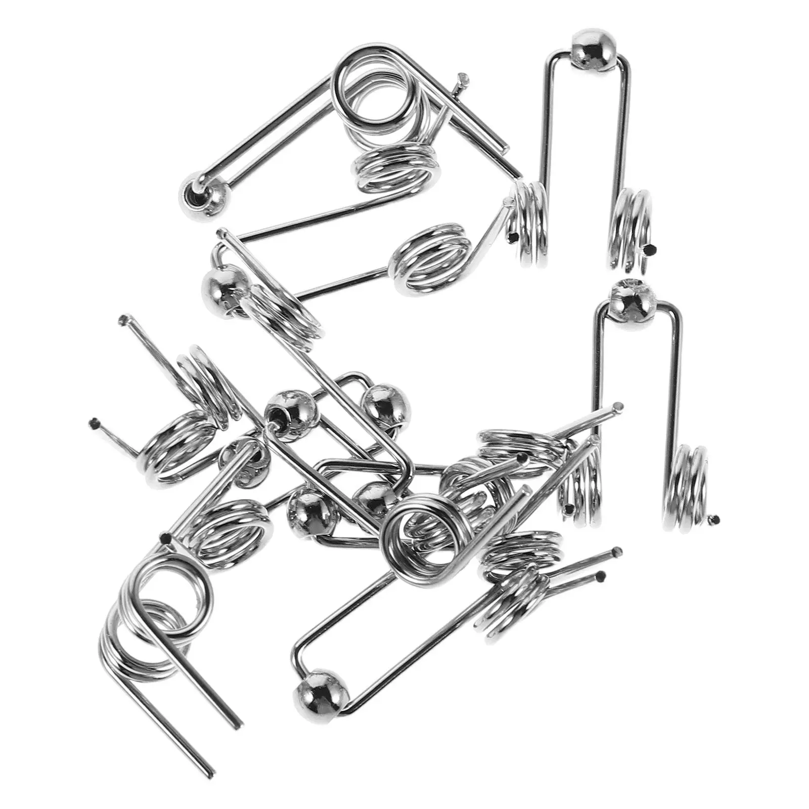10Pcs Heavy Duty Metal Torsion Springs Curling Iron Rod Replacement Hair Curling Tool Parts High Temperature Resistance
10Pcs Heavy Duty Metal Torsion Springs Curling Iron Rod Replacement Hair Curling Tool Parts High Temperature Resistance