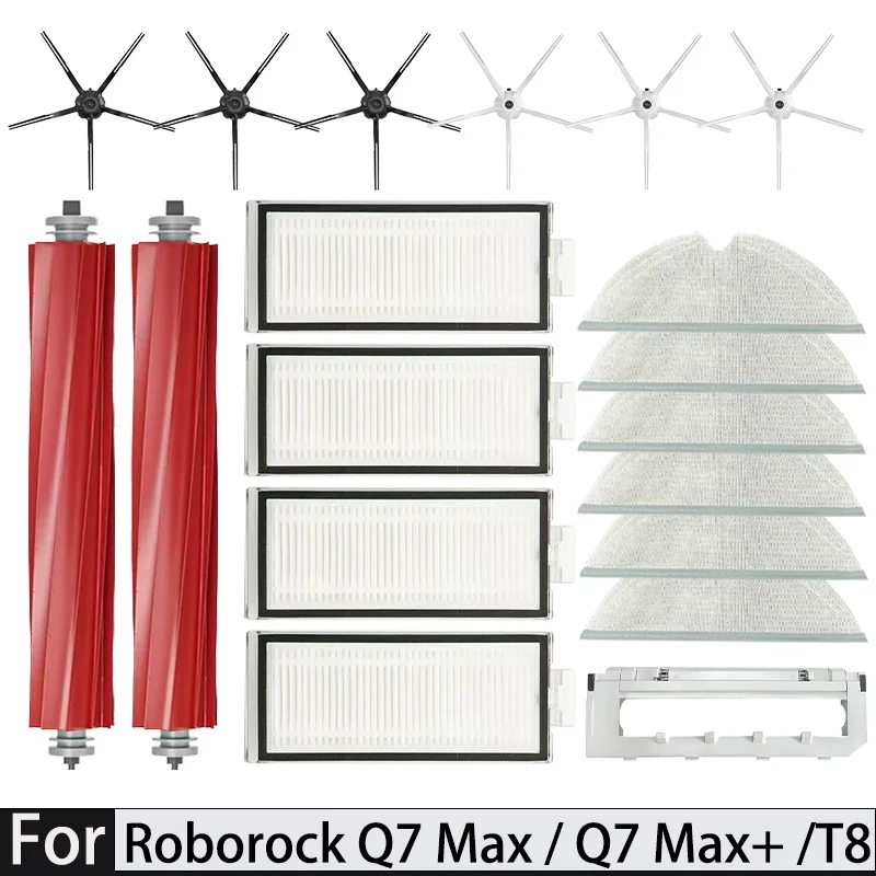 For Roborock Q7 Max,Q7 Max+,Q7 Plus,T8 Hepa Filter Robot Vacuum Cleaner Spare Parts Main Side Brush Mop Cloth Dust Bag
For Roborock Q7 Max,Q7 Max+,Q7 Plus,T8 Hepa Filter Robot Vacuum Cleaner Spare Parts Main Side Brush Mop Cloth Dust Bag