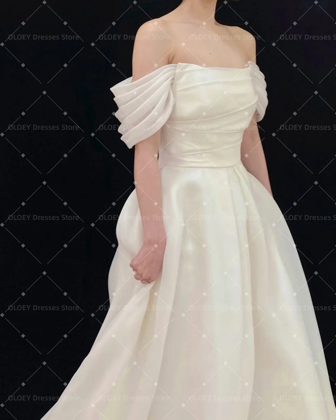 OLOEY Simple 2026 Satin Korea Wedding Dreses Pleats Floor Length Corset Back Bridal Gowns Photo shoot Plus Size Elegant Mariage
OLOEY Simple 2026 Satin Korea Wedding Dreses Pleats Floor Length Corset Back Bridal Gowns Photo shoot Plus Size Elegant Mariage